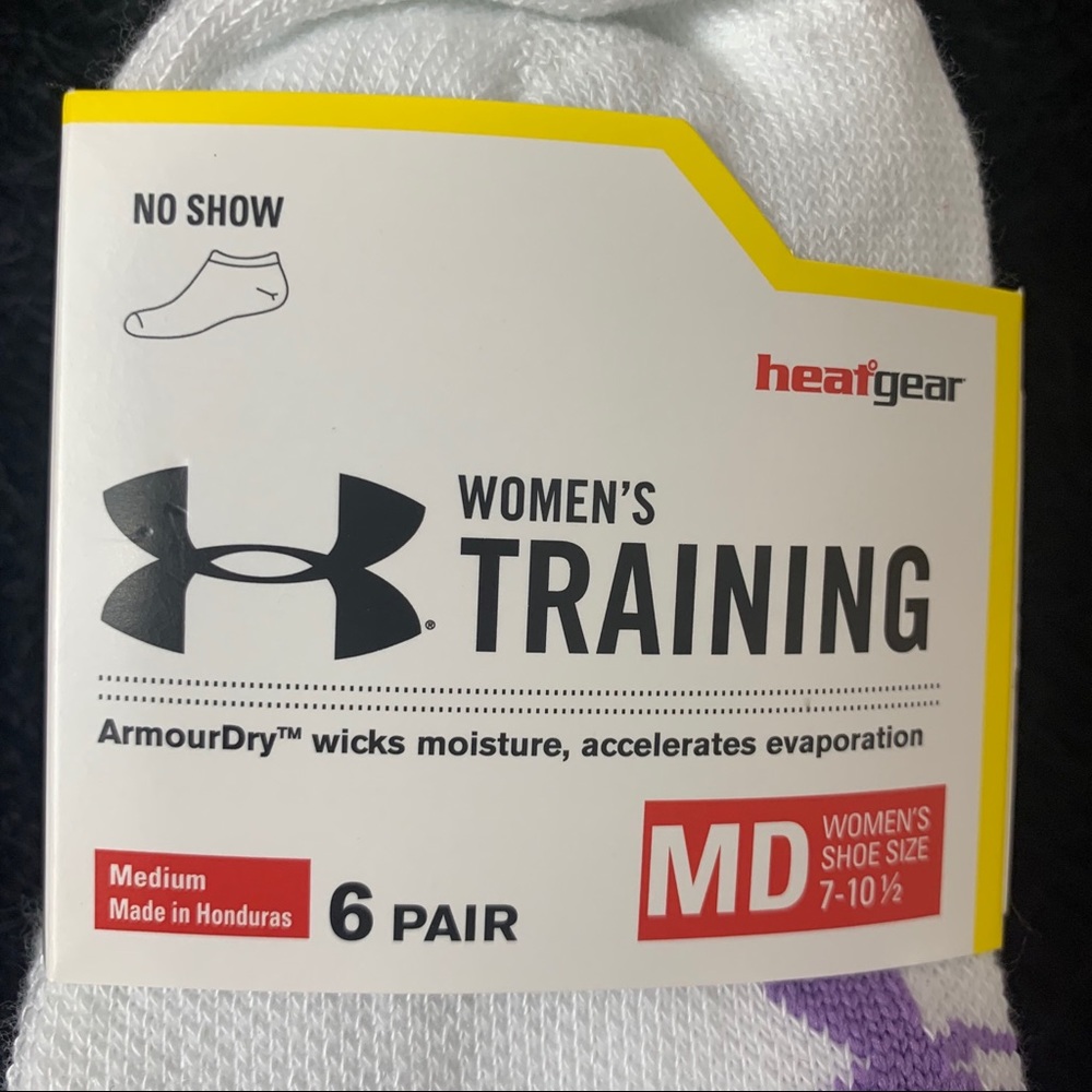 Under armor no show socks size 7-10
